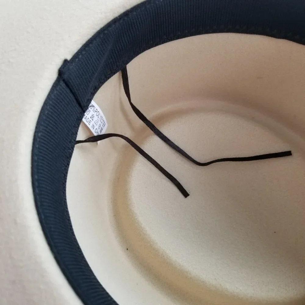 CLASSIC chain detailed Hat -ivory - Picture 7 of 10